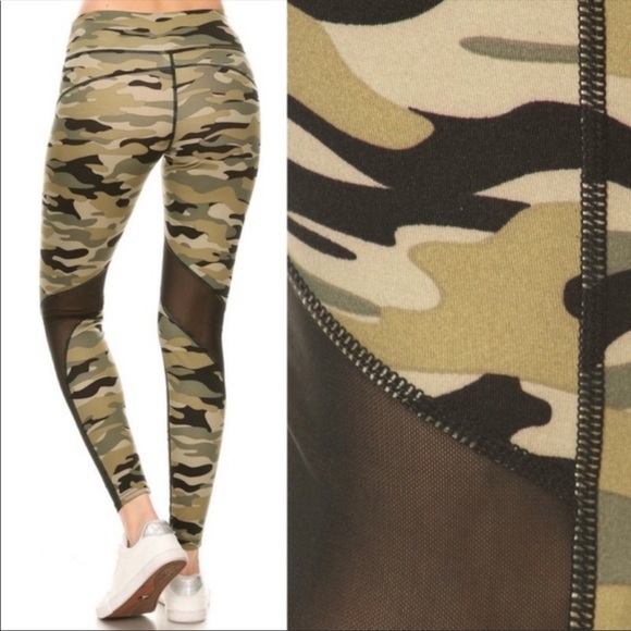 Camo Athletic Leggings - Picture 2 of 7